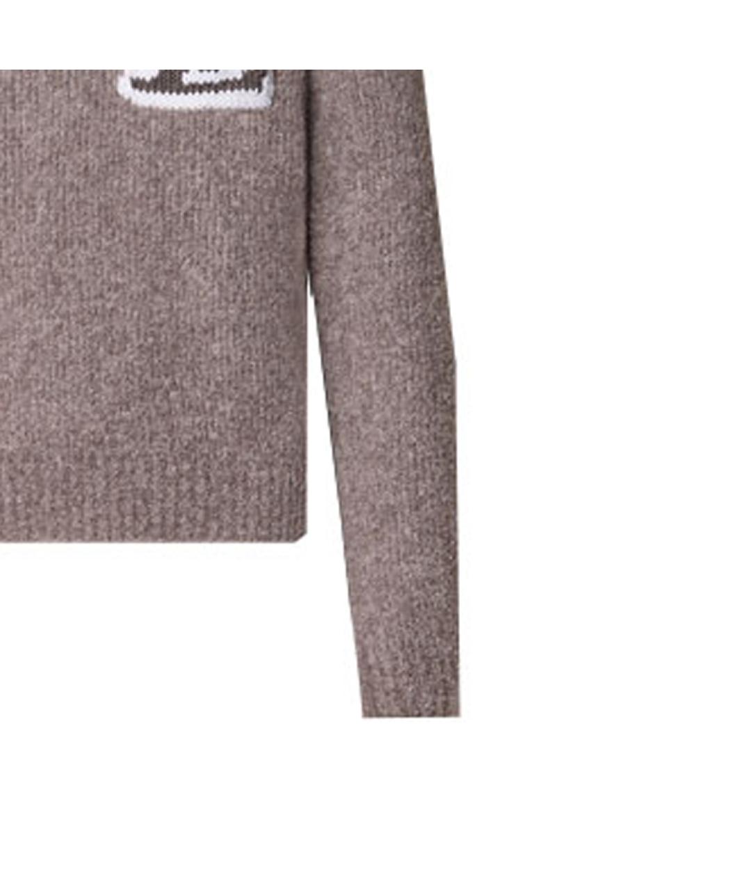 LOUIS VUITTON Коричневый джемпер / свитер, фото 2