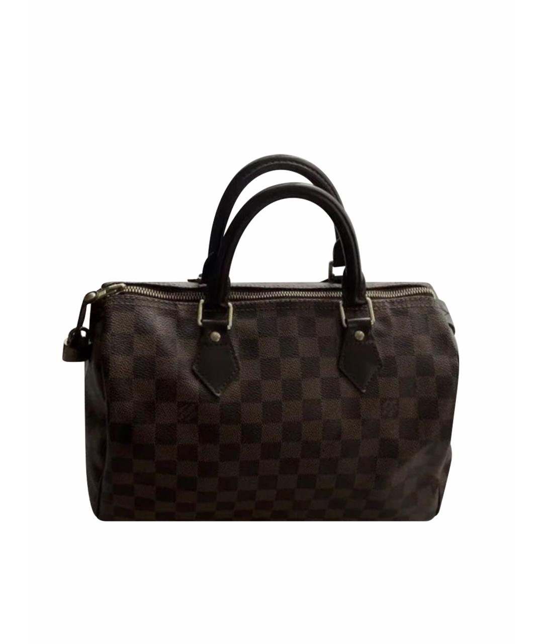 LOUIS VUITTON Коричневая кожаная сумка тоут, фото 1