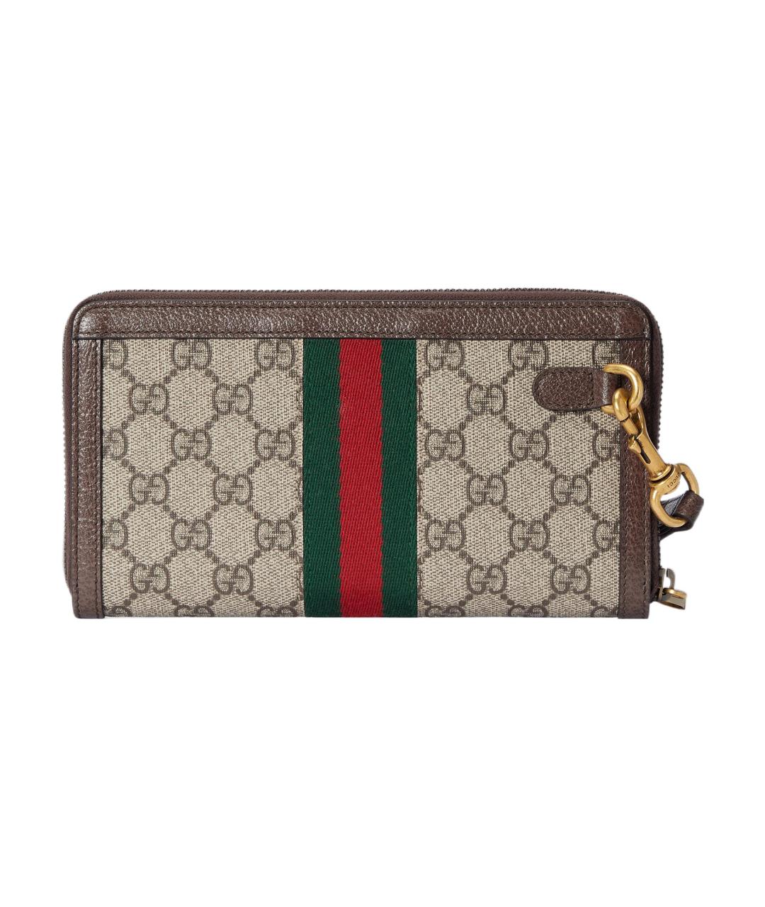 GUCCI Бежевый кошелек, фото 4