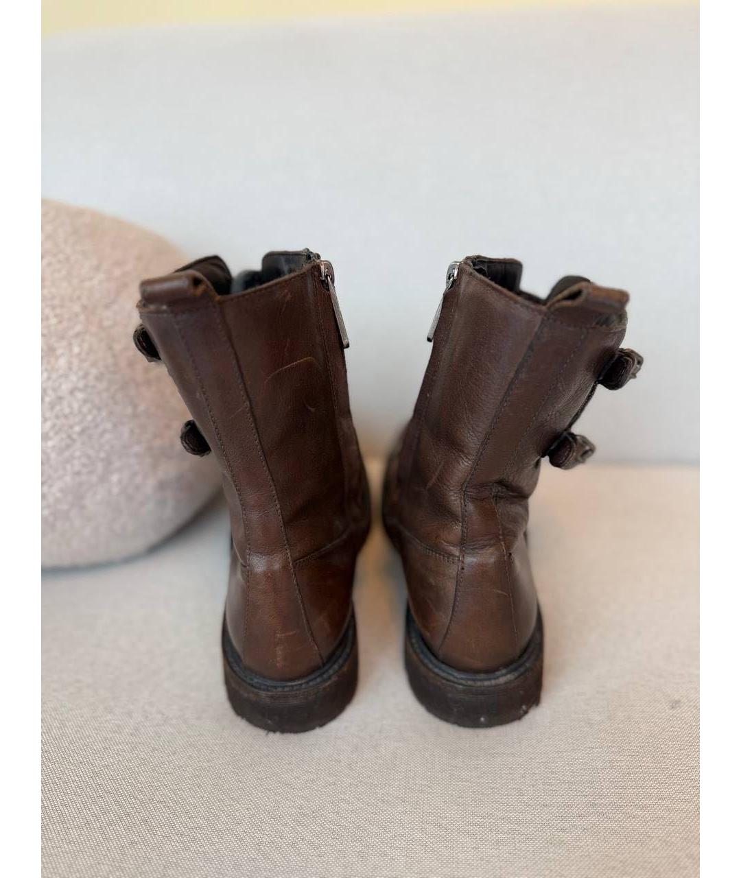 BRUNELLO CUCINELLI Кожаные ботинки, фото 3