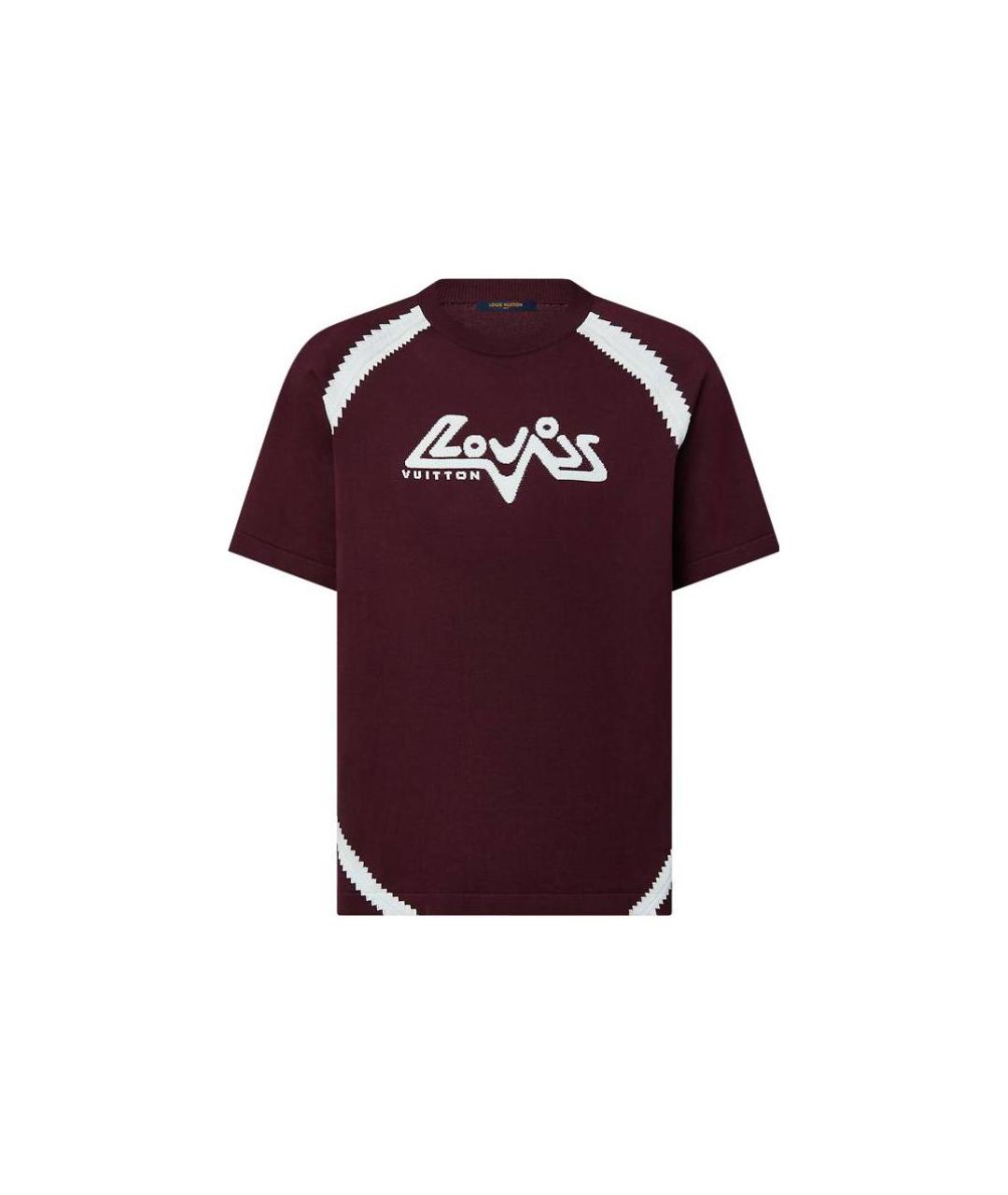 LOUIS VUITTON Коричневая футболка, фото 6