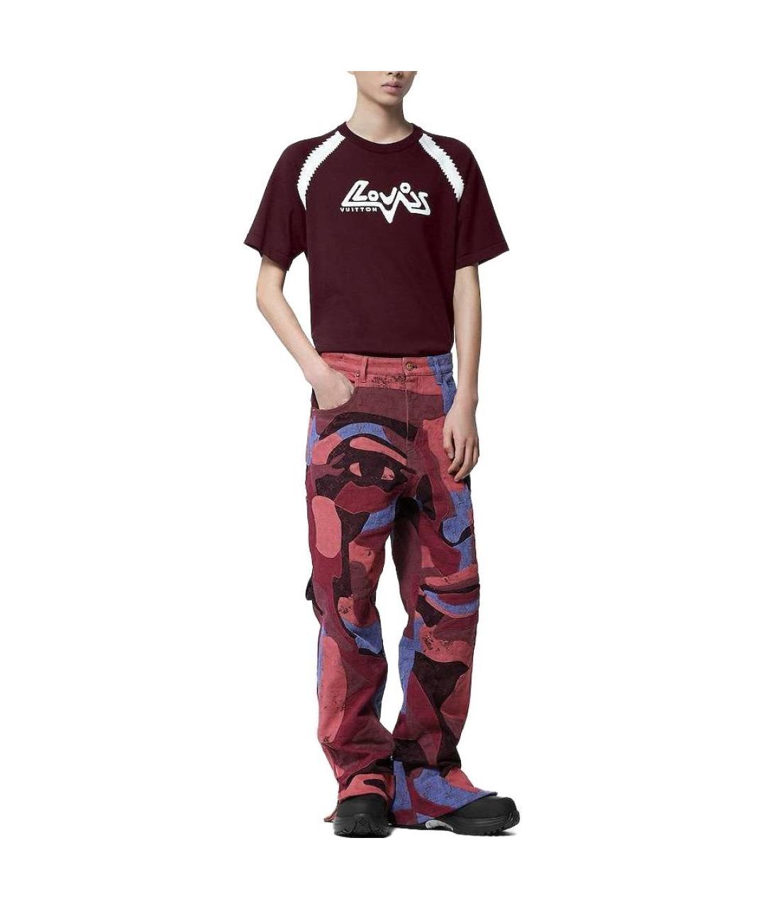 LOUIS VUITTON Коричневая футболка, фото 4