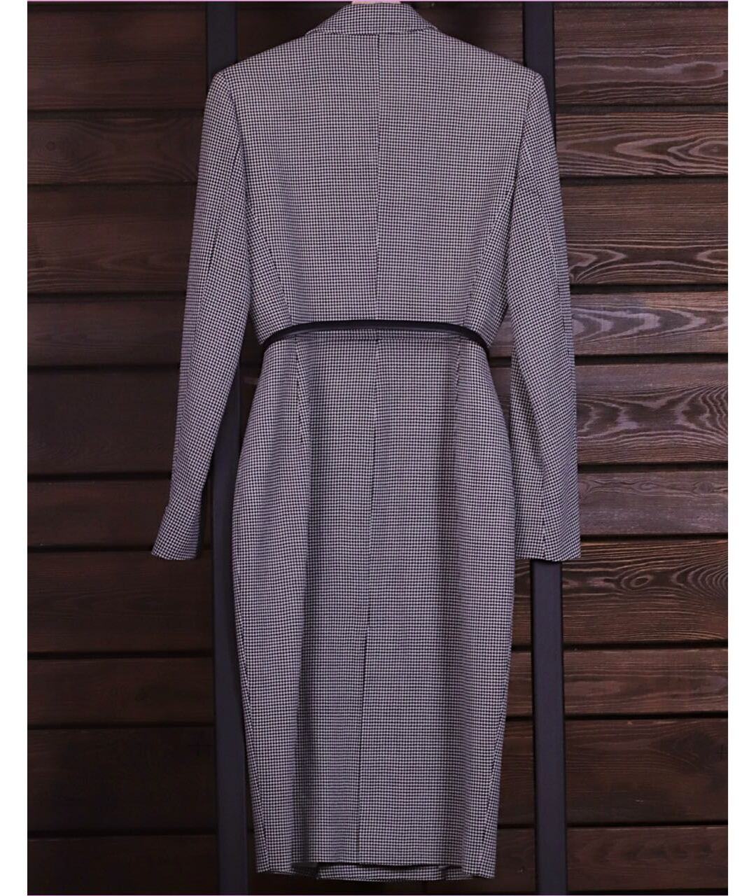 MAX MARA Серое шерстяное повседневное платье, фото 2