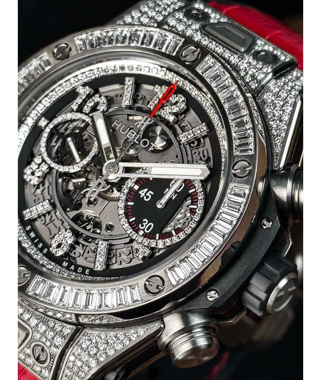 HUBLOT Серебряные часы из белого золота, фото 8