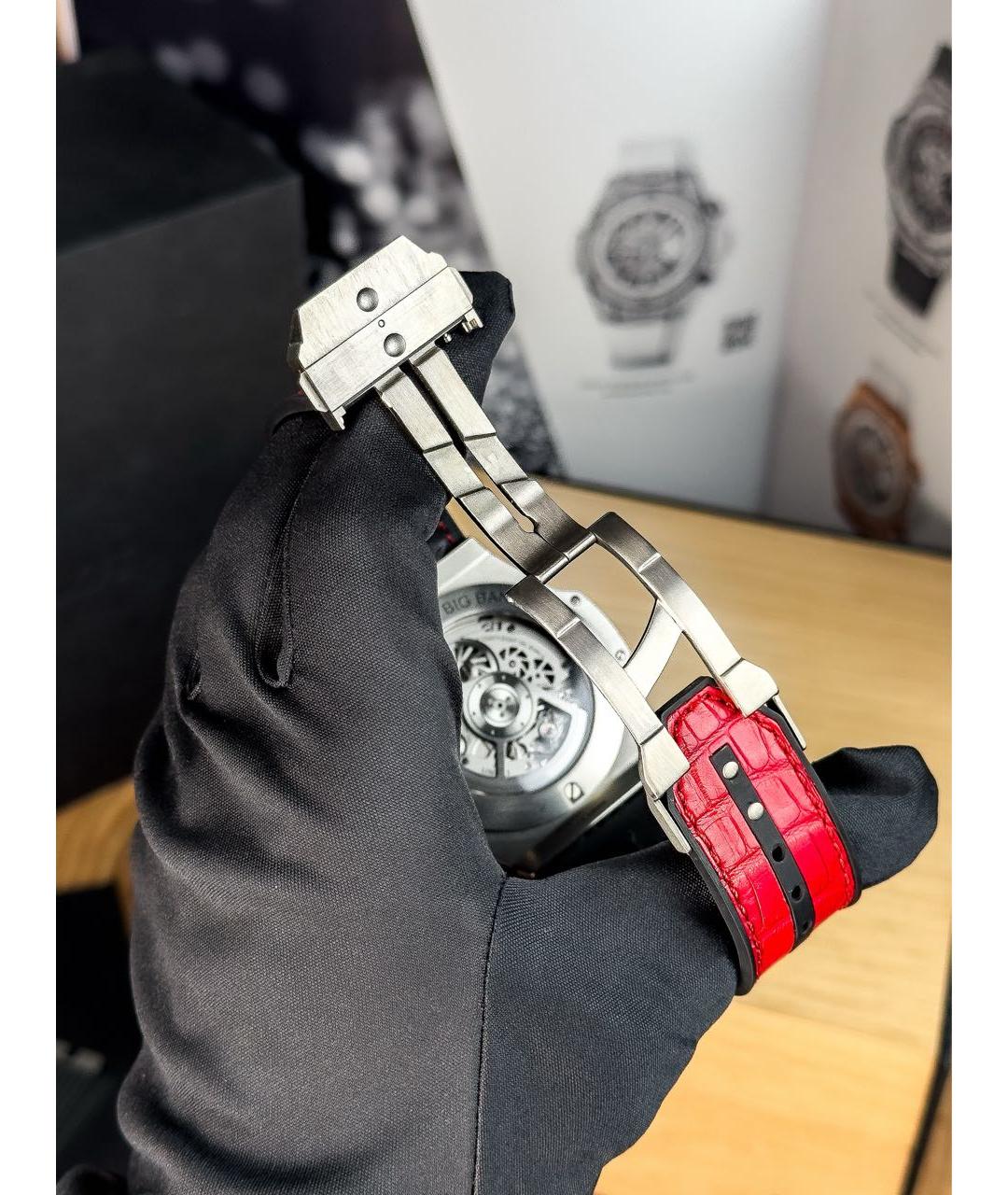 HUBLOT Серебряные часы из белого золота, фото 3
