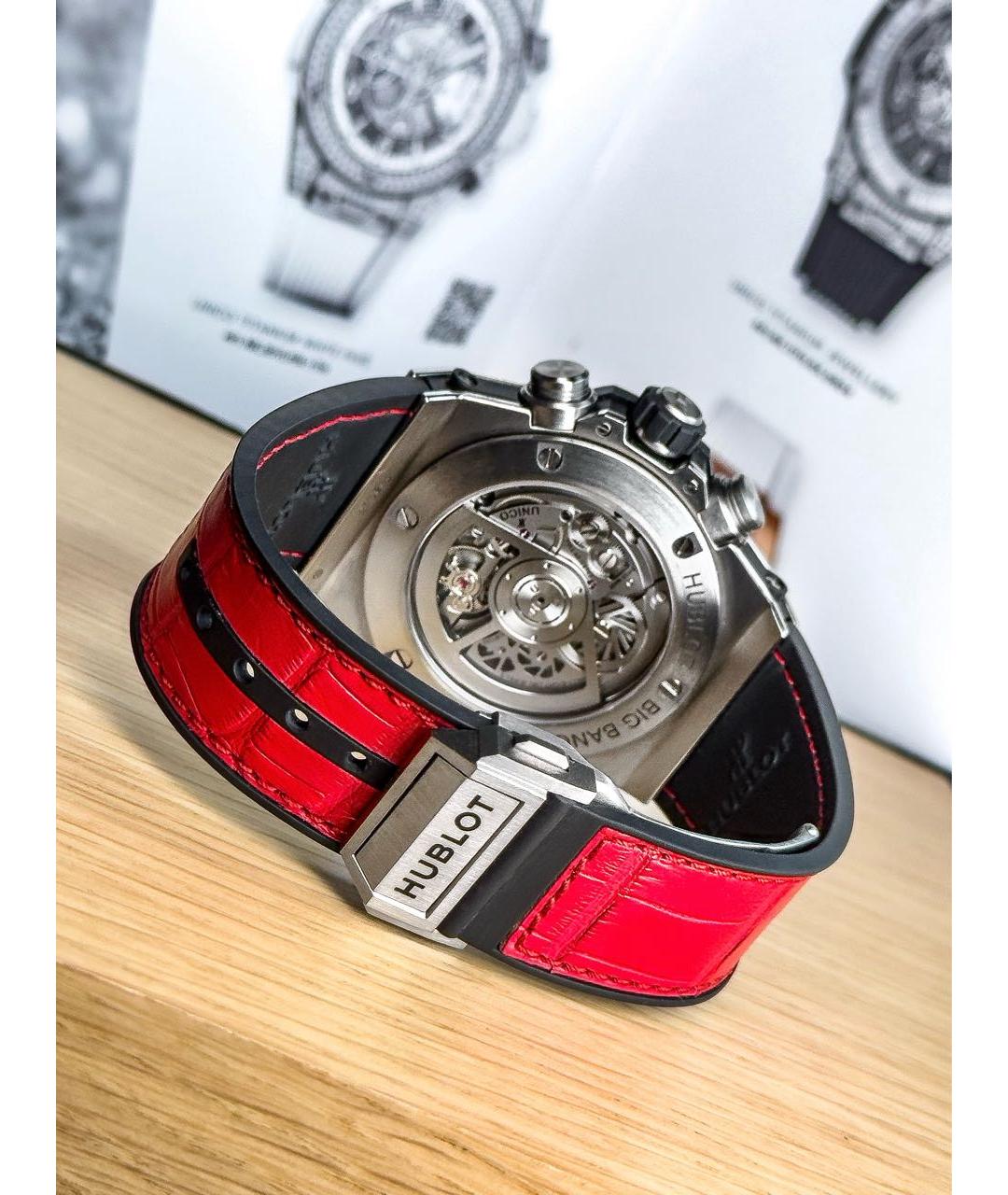 HUBLOT Серебряные часы из белого золота, фото 2