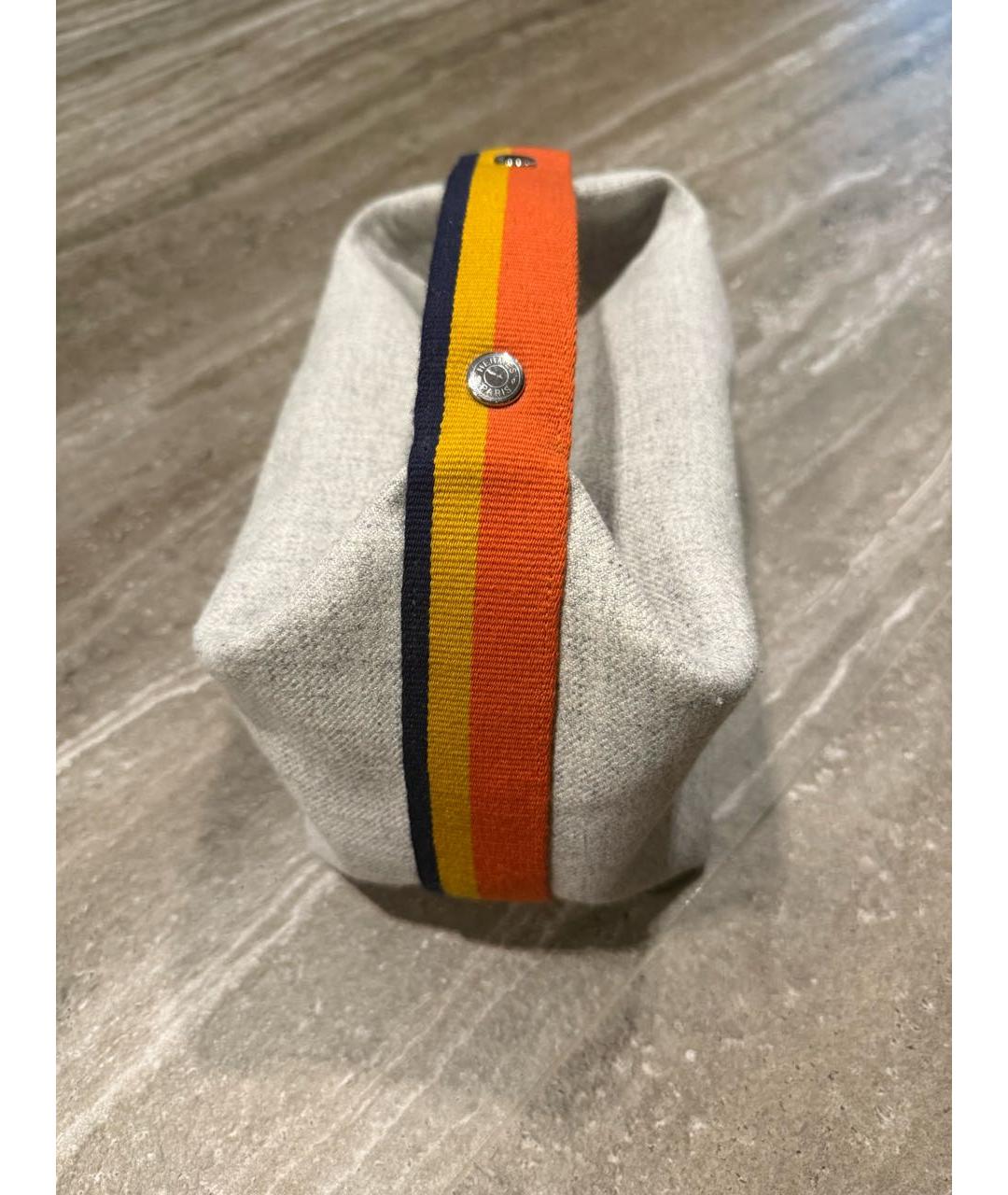 HERMES Серая пляжная сумка, фото 2