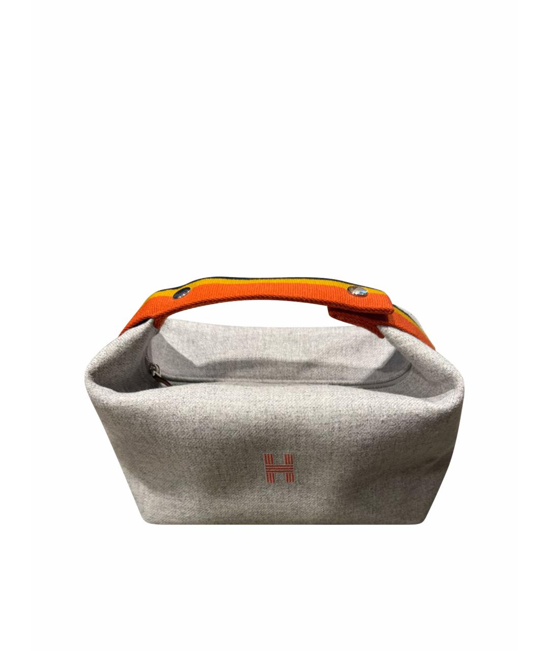 HERMES Серая пляжная сумка, фото 1