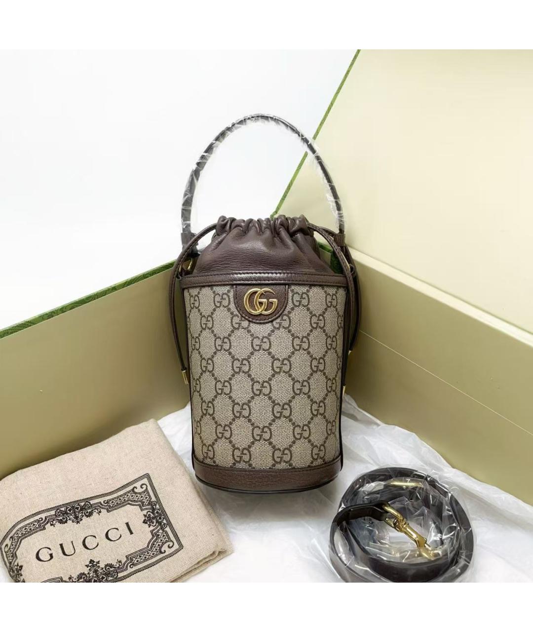 GUCCI Хаки сумка через плечо, фото 2