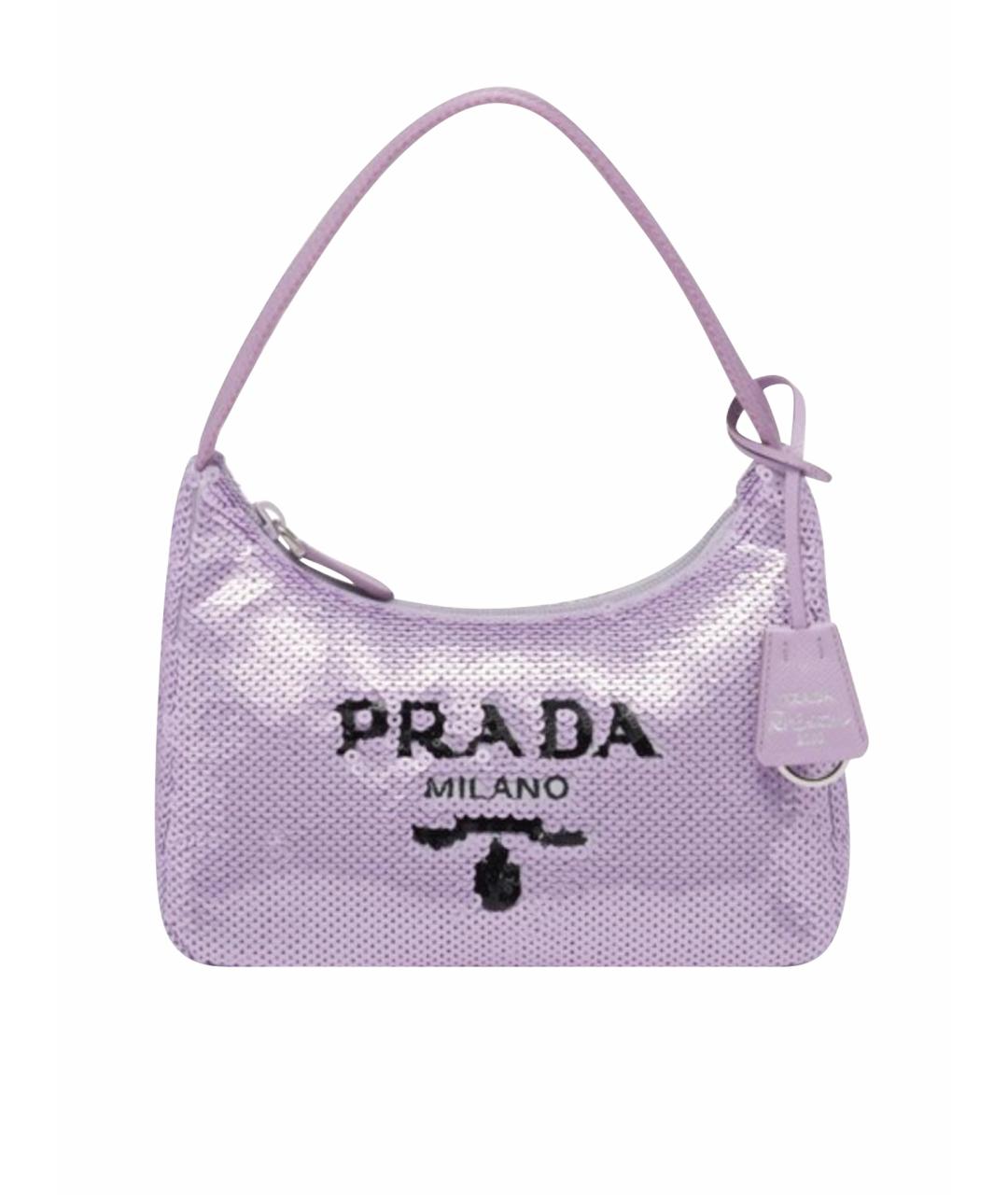 PRADA Фиолетовая сумка с короткими ручками, фото 1