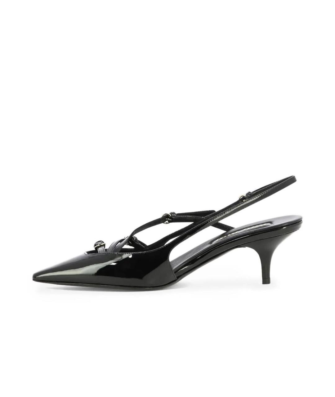 MIU MIU Черные туфли из лакированной кожи, фото 6