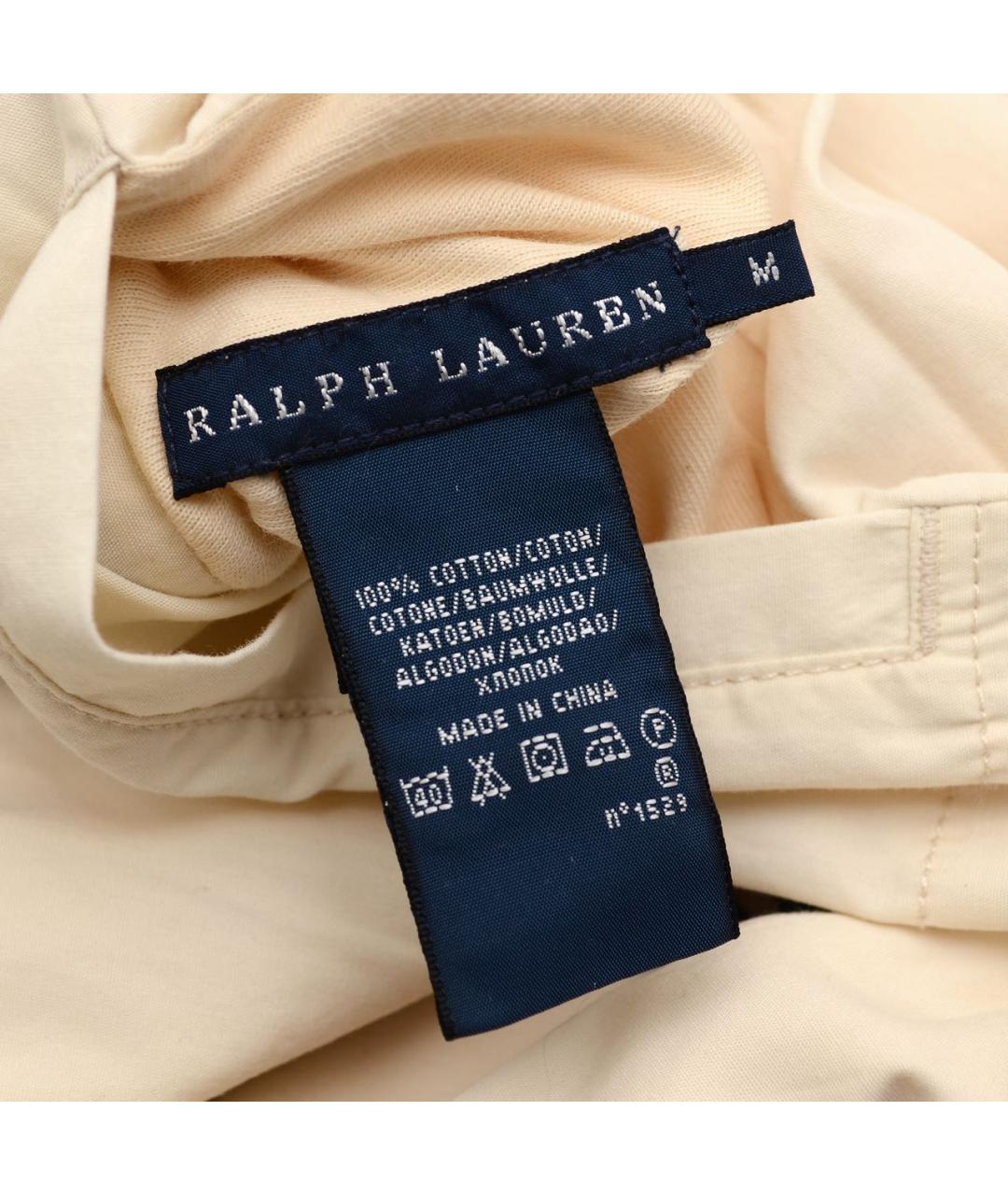 POLO RALPH LAUREN Бежевая хлопковая куртка, фото 8