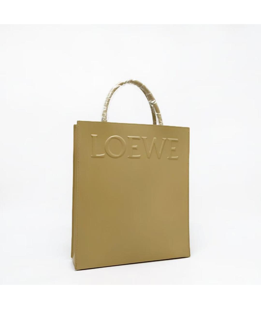 LOEWE Желтая сумка тоут, фото 5