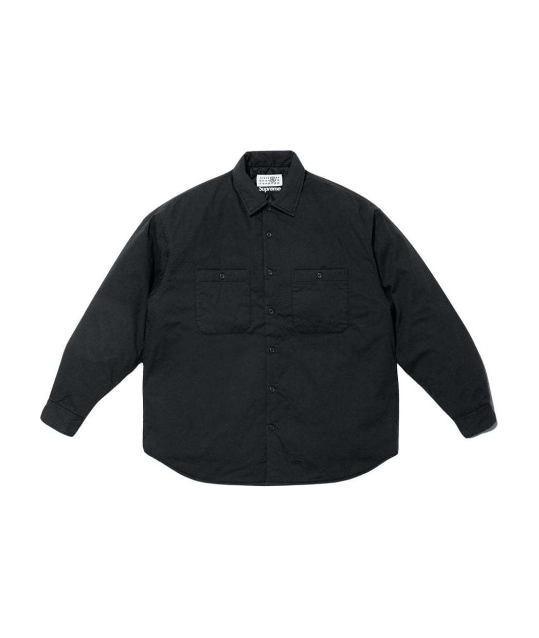 SUPREME Черная рубашка, фото 1