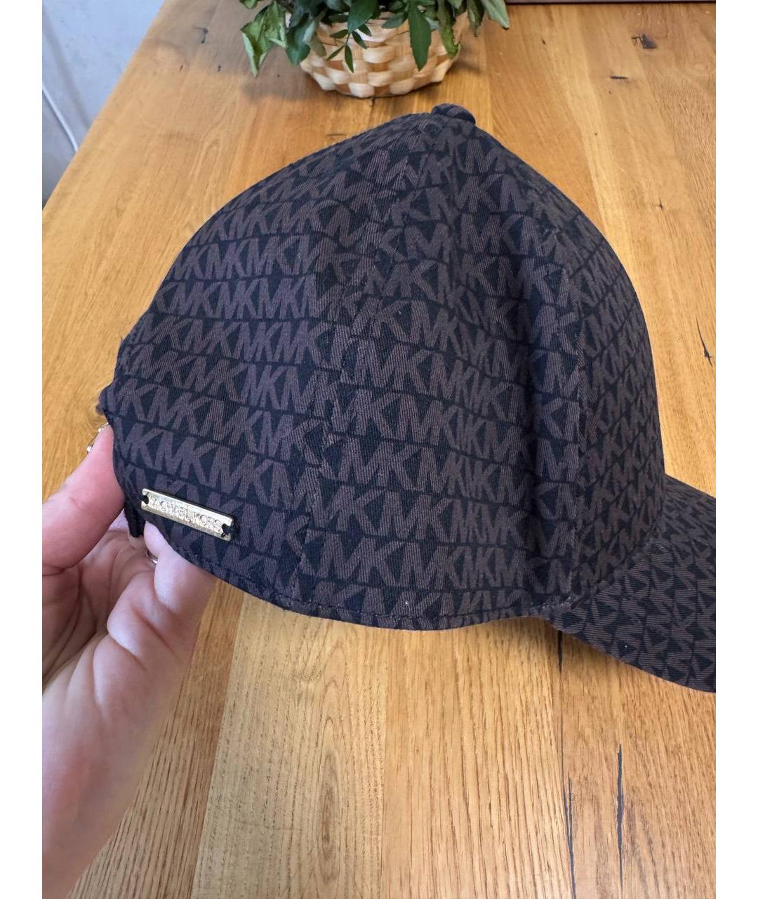 MICHAEL KORS Коричневая хлопковая кепка, фото 4