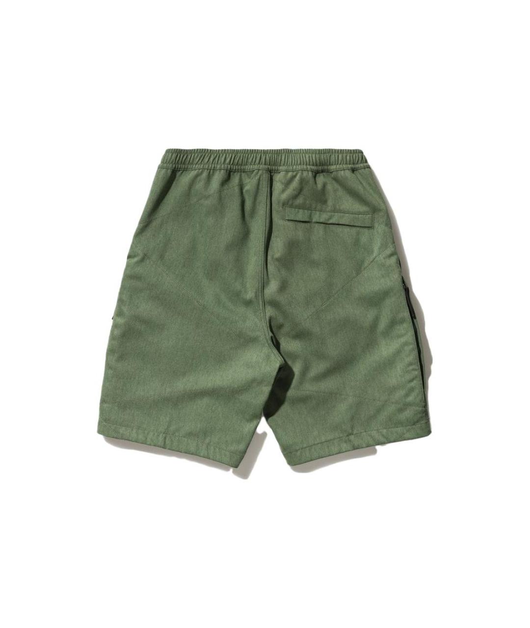 STONE ISLAND Зеленые хлопковые шорты, фото 2