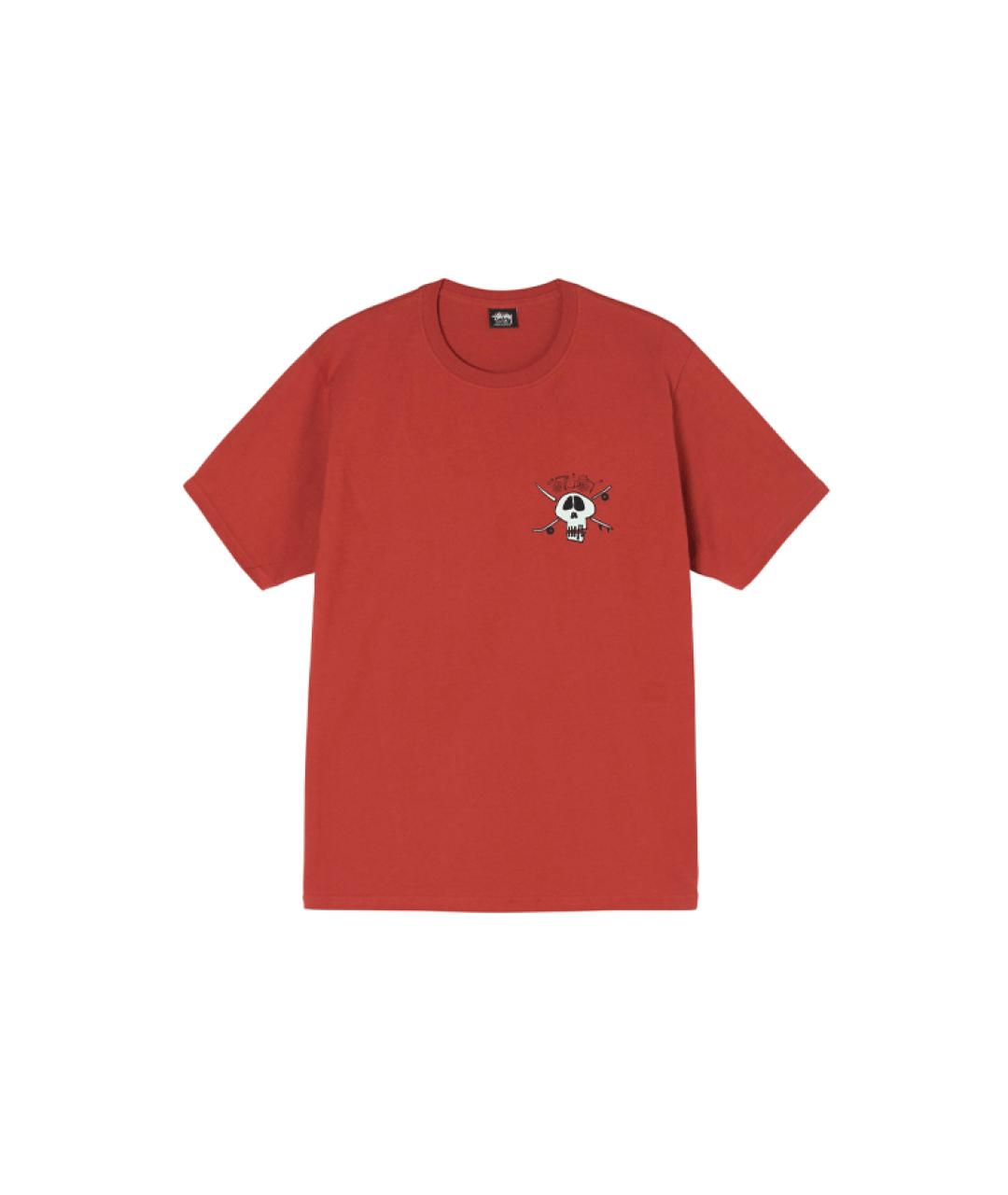 STUSSY Красная футболка, фото 1