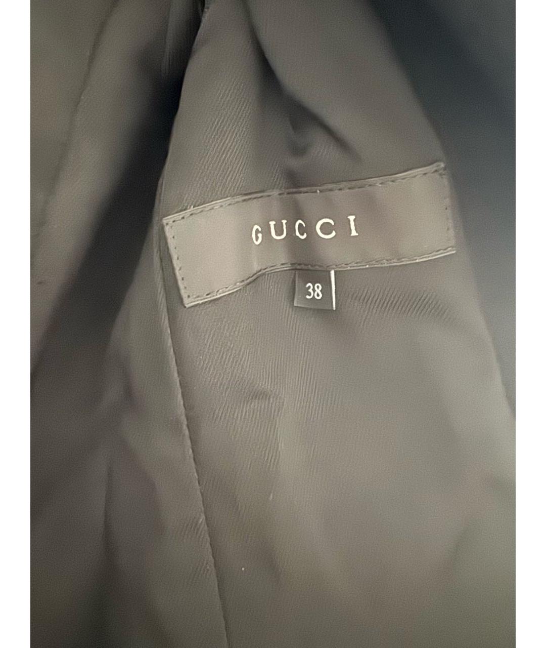 GUCCI Темно-синий кашемировый жакет/пиджак, фото 4