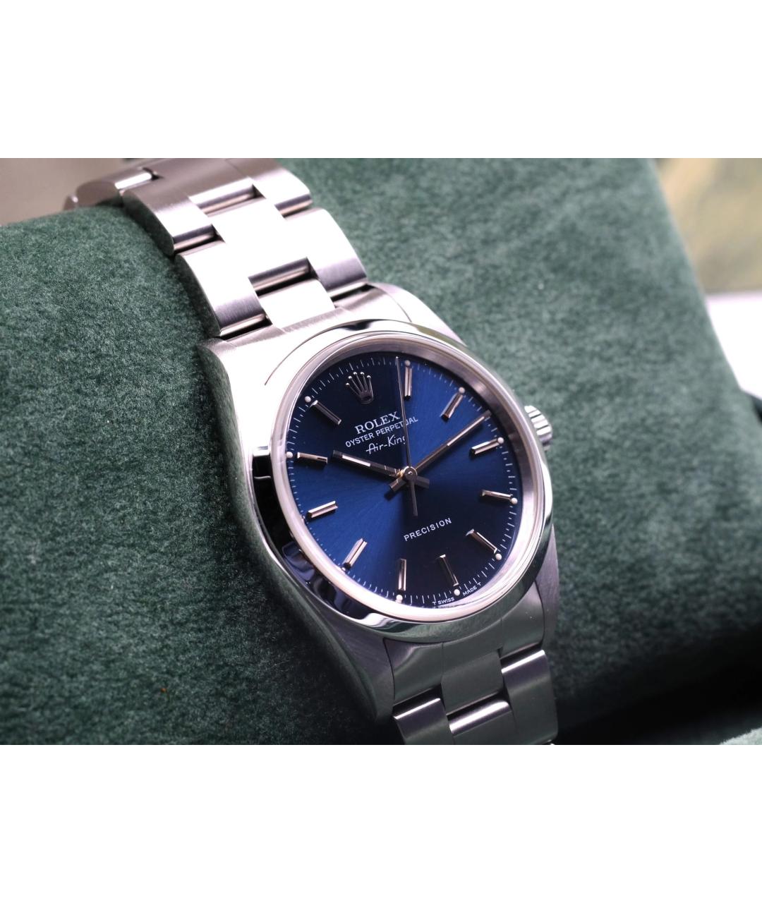 ROLEX Синие металлические часы, фото 3