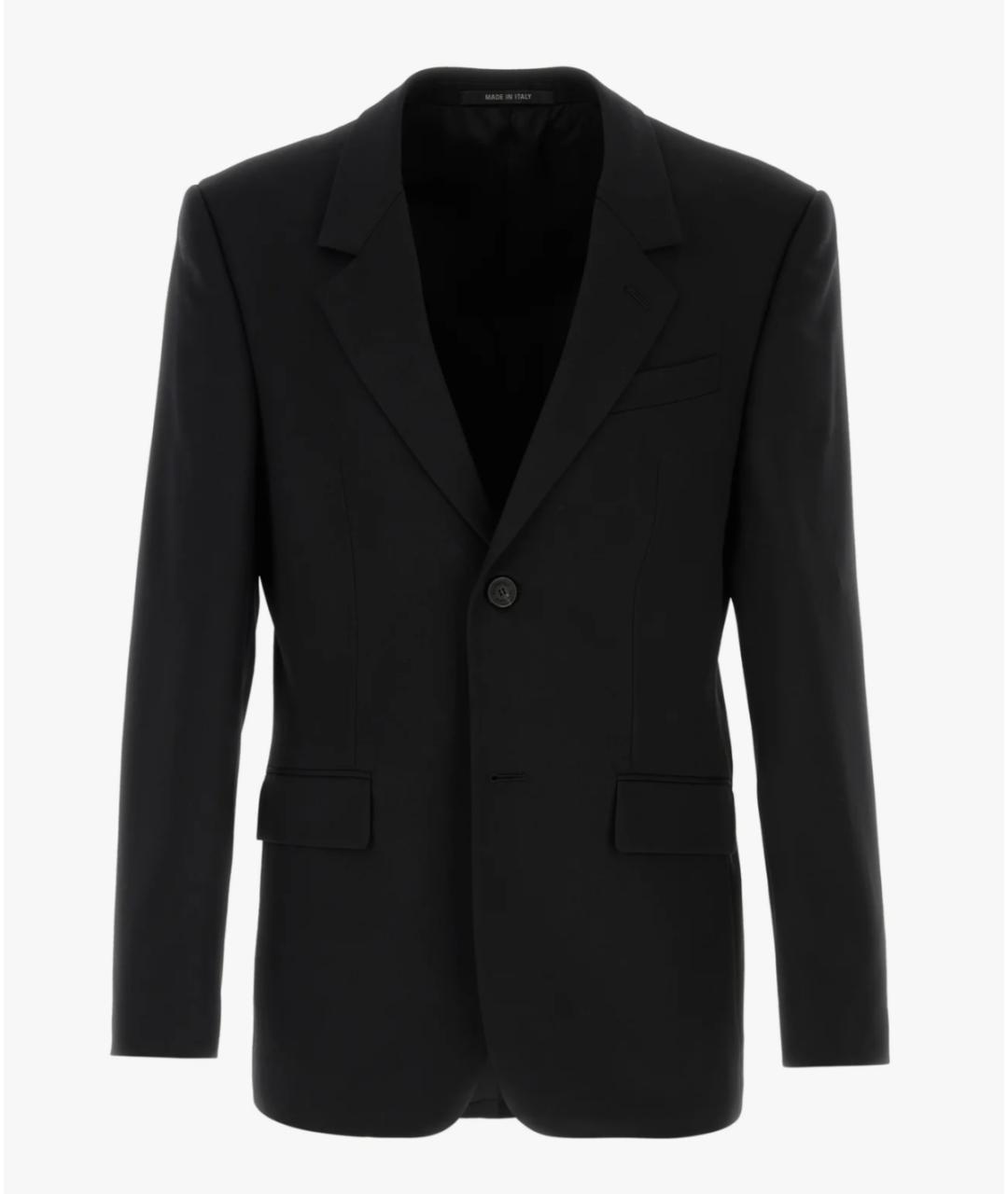 BALENCIAGA Черный шерстяной пиджак, фото 6