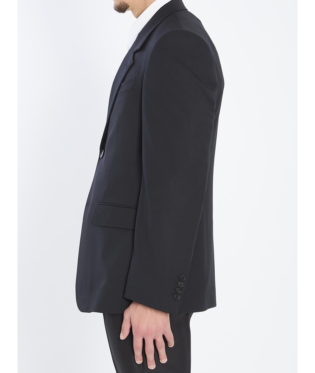 BALENCIAGA Черный шерстяной пиджак, фото 4