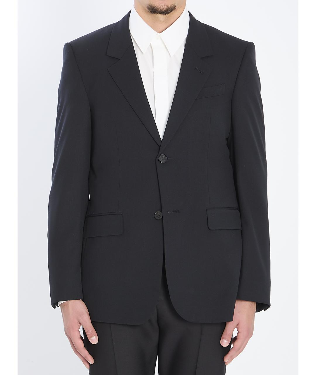 BALENCIAGA Черный шерстяной пиджак, фото 2