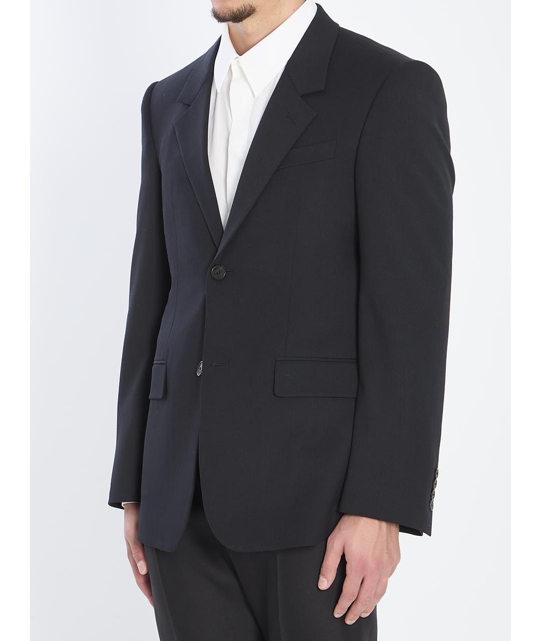 BALENCIAGA Черный шерстяной пиджак, фото 3