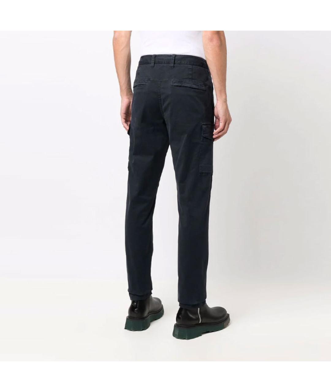 STONE ISLAND Синие брюки чинос, фото 3