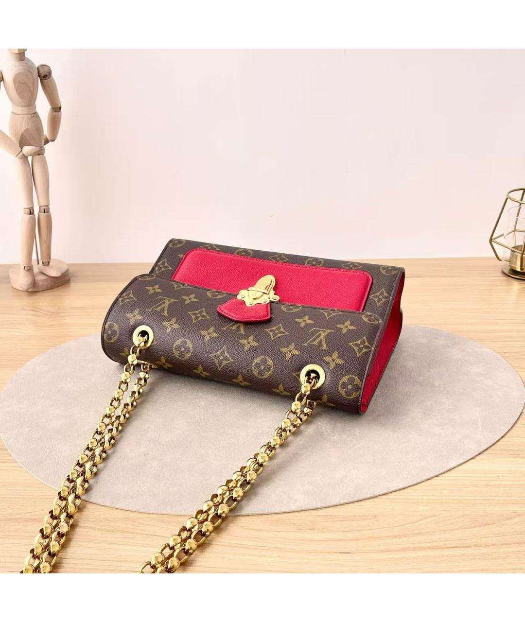 LOUIS VUITTON Красная сумка через плечо, фото 5