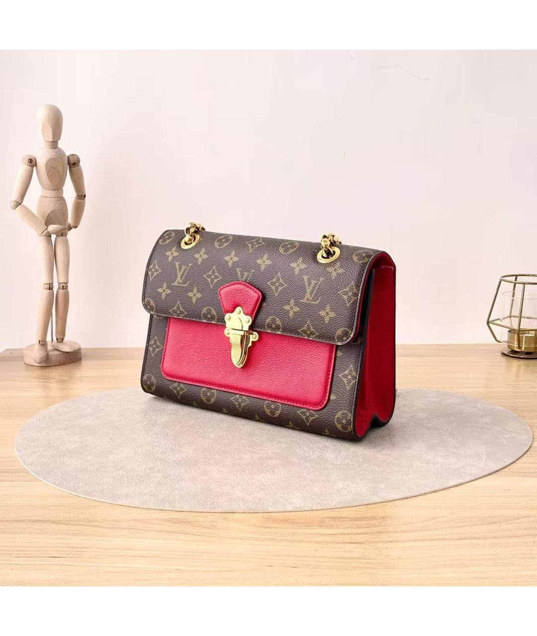 LOUIS VUITTON Красная сумка через плечо, фото 2