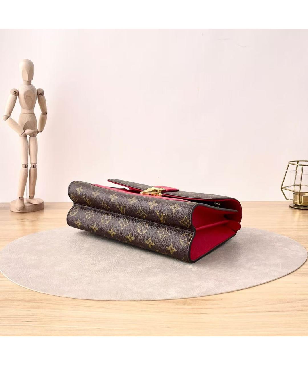 LOUIS VUITTON Красная сумка через плечо, фото 4