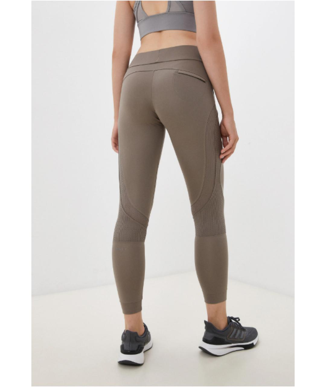 ADIDAS BY STELLA MCCARTNEY Бежевые полиэстеровые спортивные брюки и шорты, фото 3