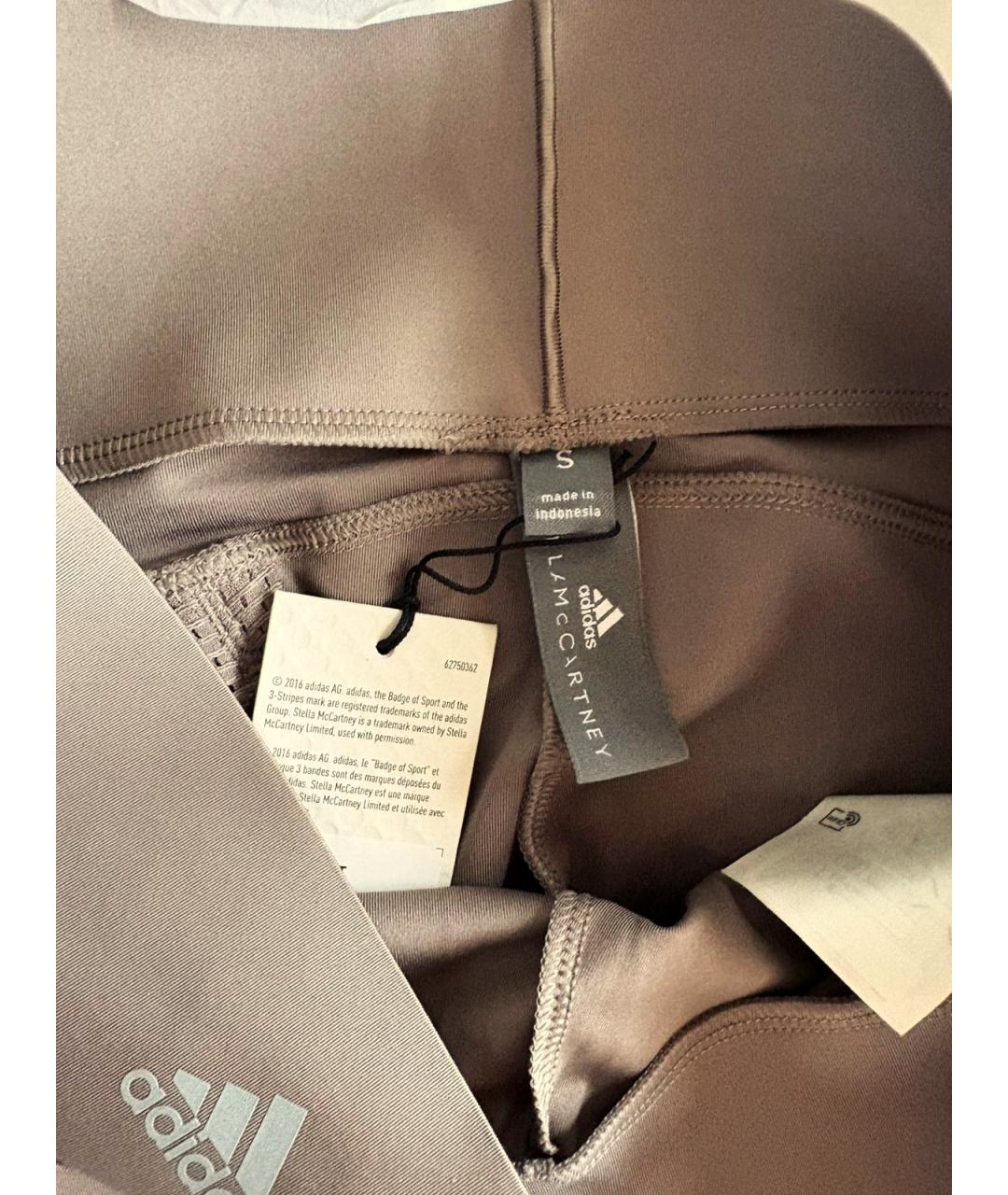ADIDAS BY STELLA MCCARTNEY Бежевые полиэстеровые спортивные брюки и шорты, фото 9