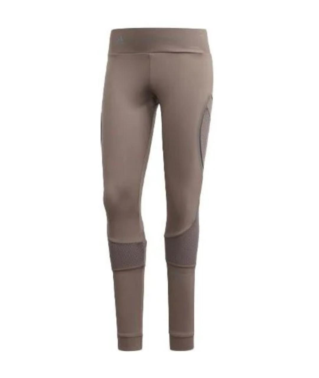 ADIDAS BY STELLA MCCARTNEY Бежевые полиэстеровые спортивные брюки и шорты, фото 1