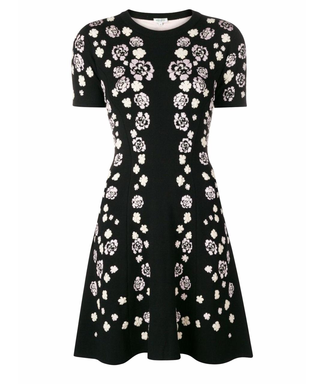 KENZO Черное повседневное платье, фото 1