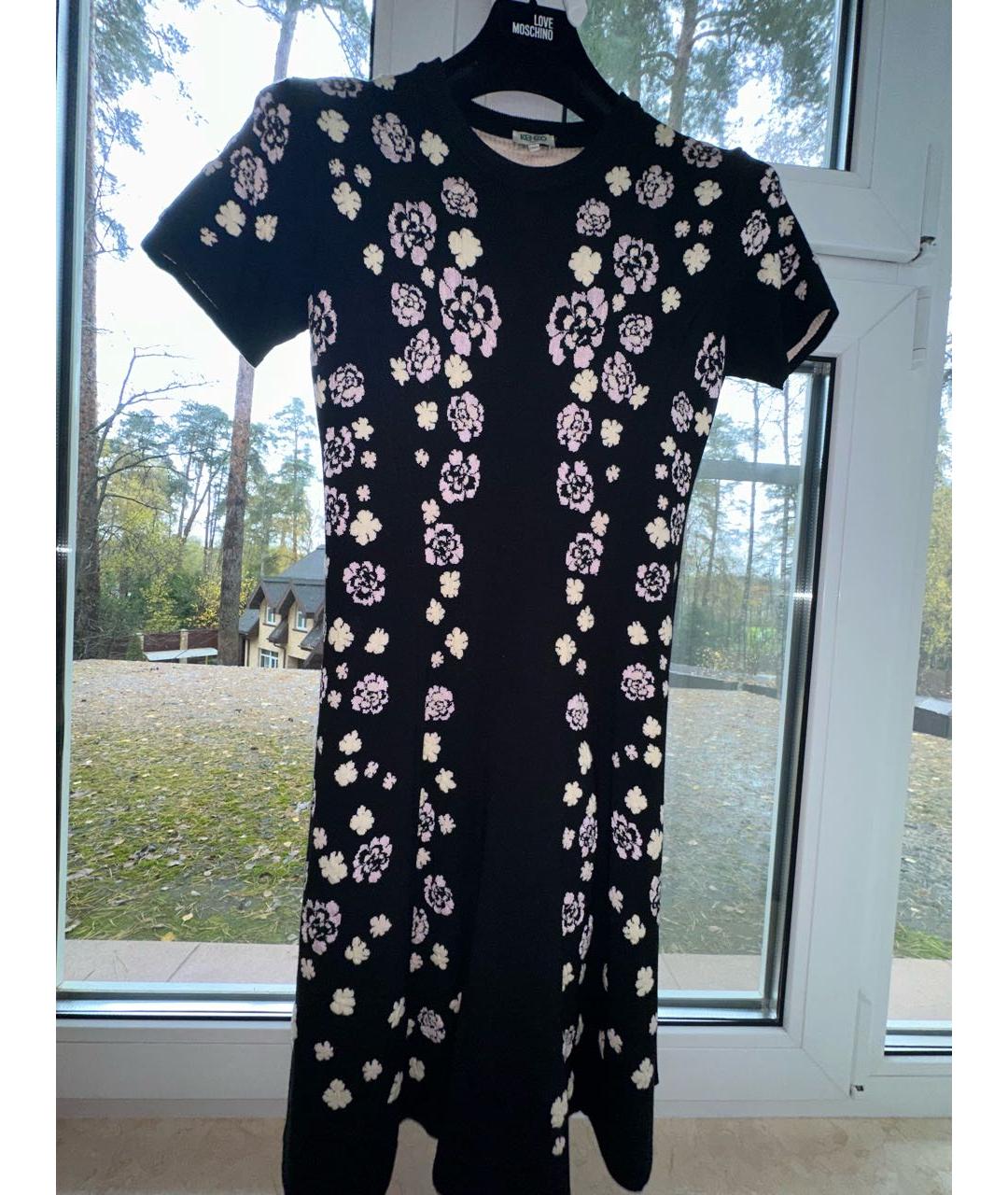 KENZO Черное повседневное платье, фото 4