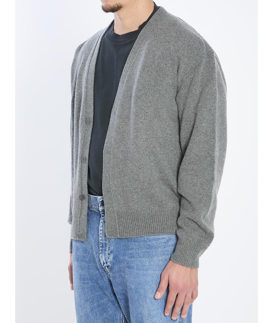 THE ROW Серый кашемировый кардиган, фото 2