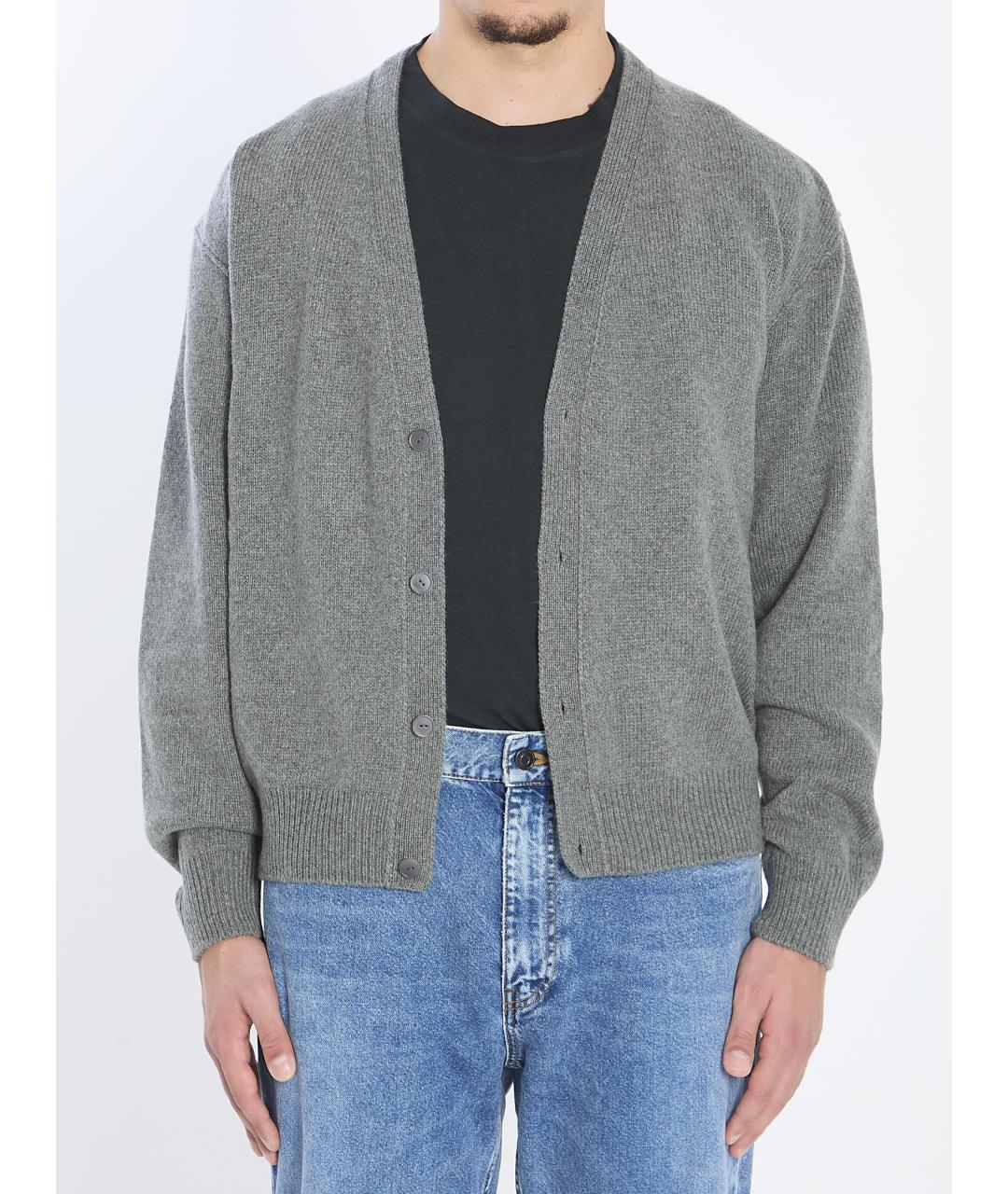 THE ROW Серый кашемировый кардиган, фото 6