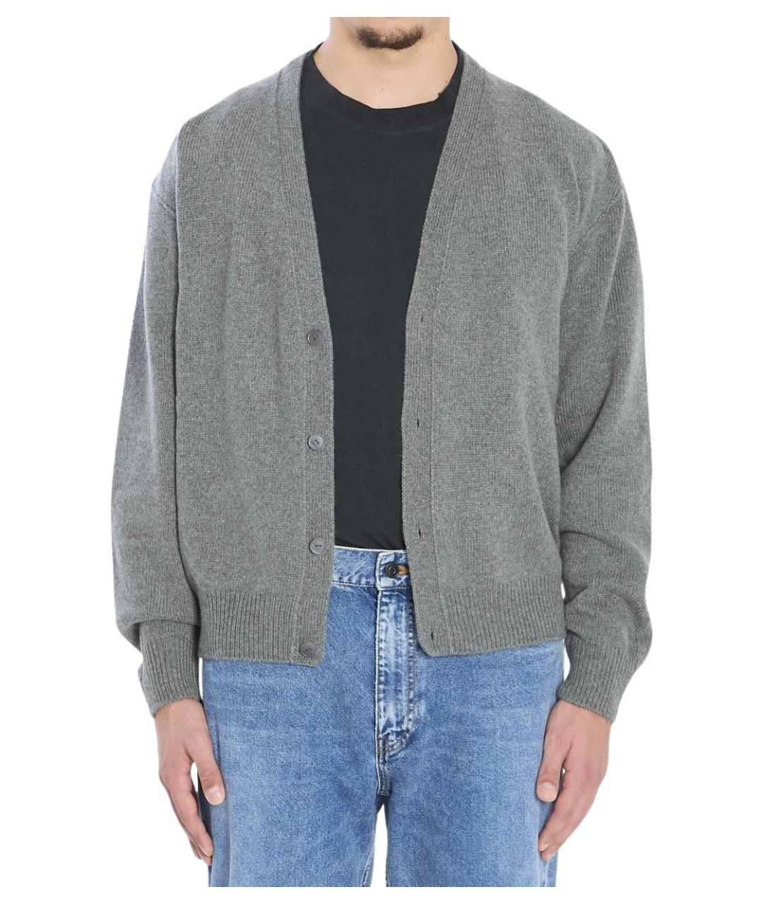 THE ROW Серый кашемировый кардиган, фото 7