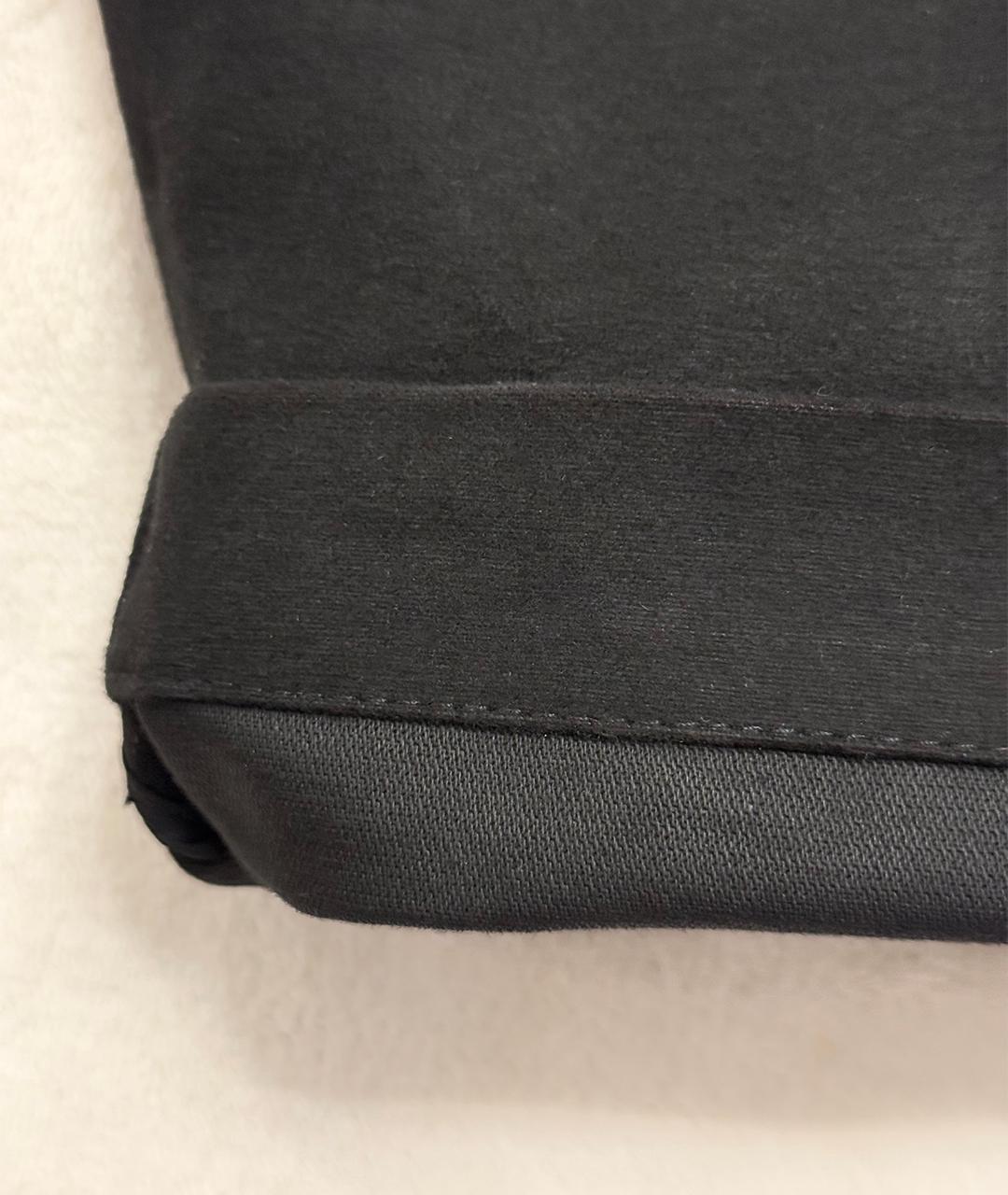 RICK OWENS Черные хлопковые повседневные брюки, фото 4