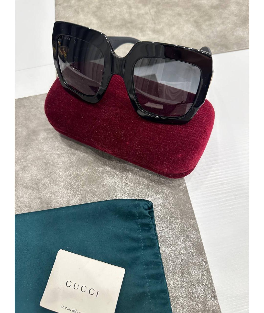 GUCCI Черные солнцезащитные очки, фото 4