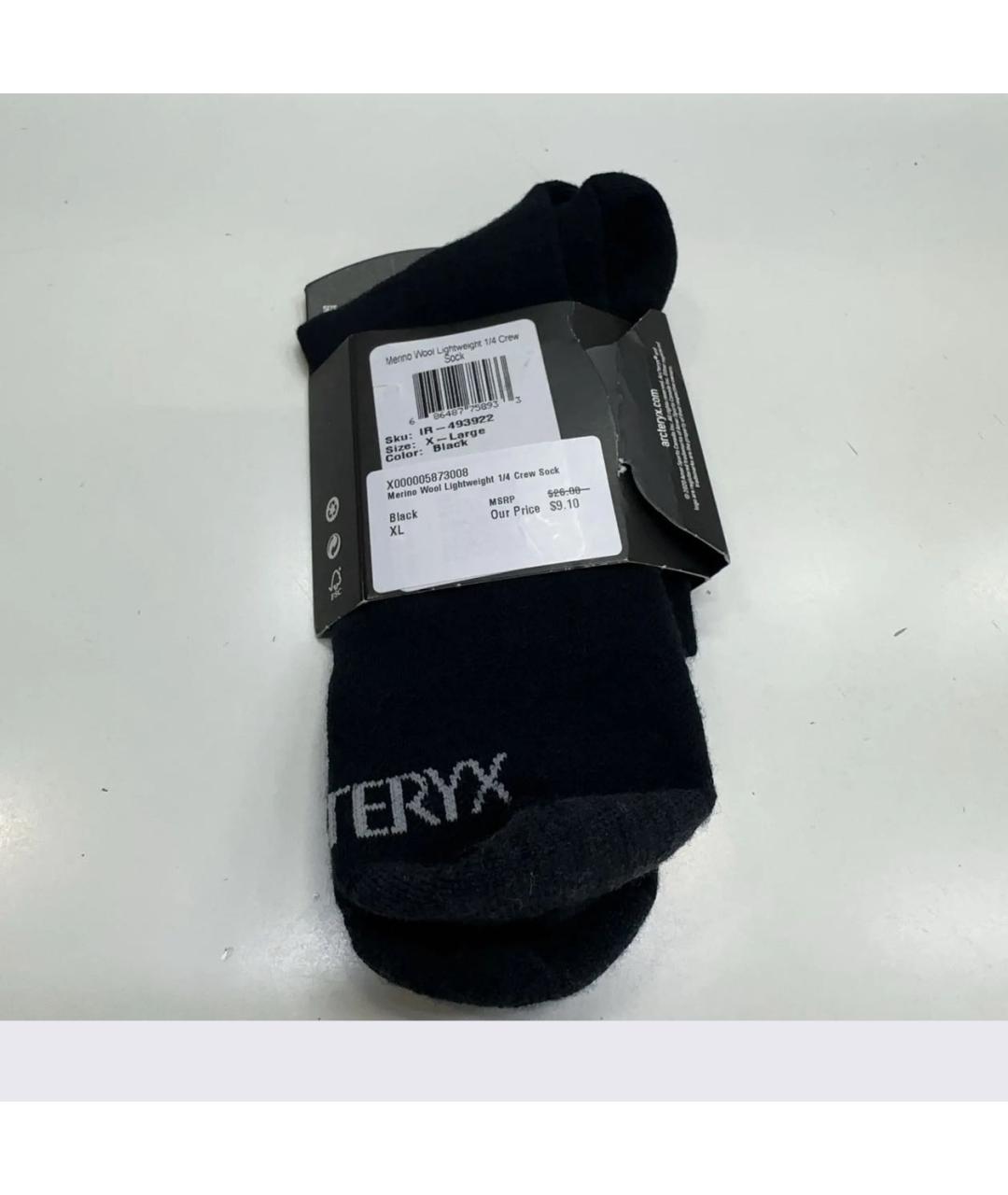 ARCTERYX Черные носки, чулки и колготы, фото 3