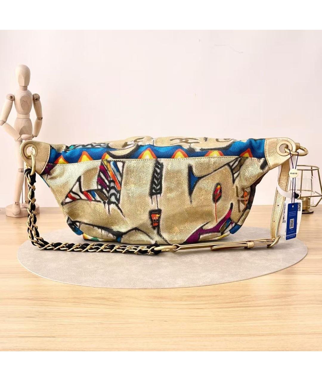 CHANEL Кожаная сумка через плечо, фото 4