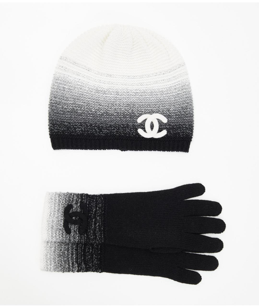 CHANEL Серая кашемировая шапка, фото 4