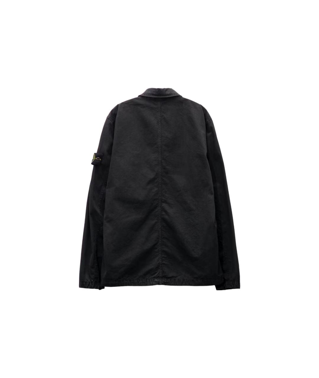 STONE ISLAND Черная рубашка, фото 2