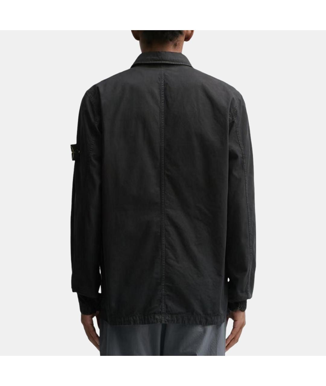 STONE ISLAND Черная рубашка, фото 4
