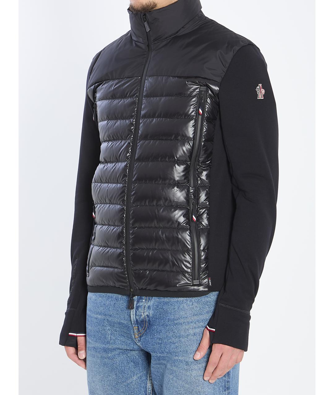 MONCLER GRENOBLE Черная полиэстеровая куртка, фото 3
