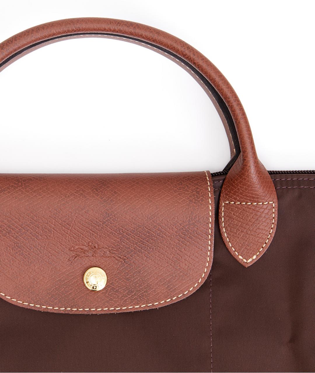 LONGCHAMP Коричневая синтетическая дорожная/спортивная сумка, фото 4