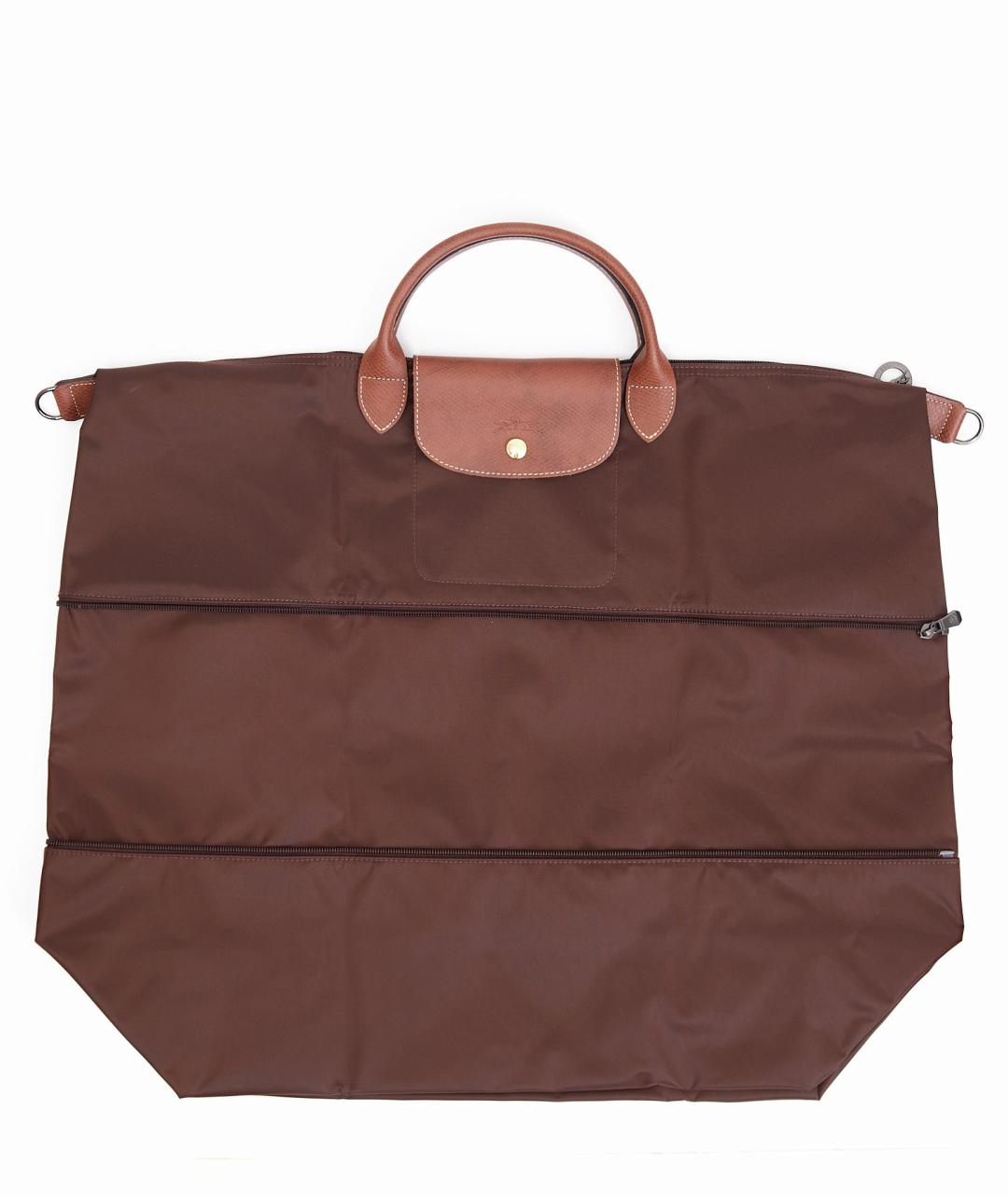 LONGCHAMP Коричневая синтетическая дорожная/спортивная сумка, фото 2