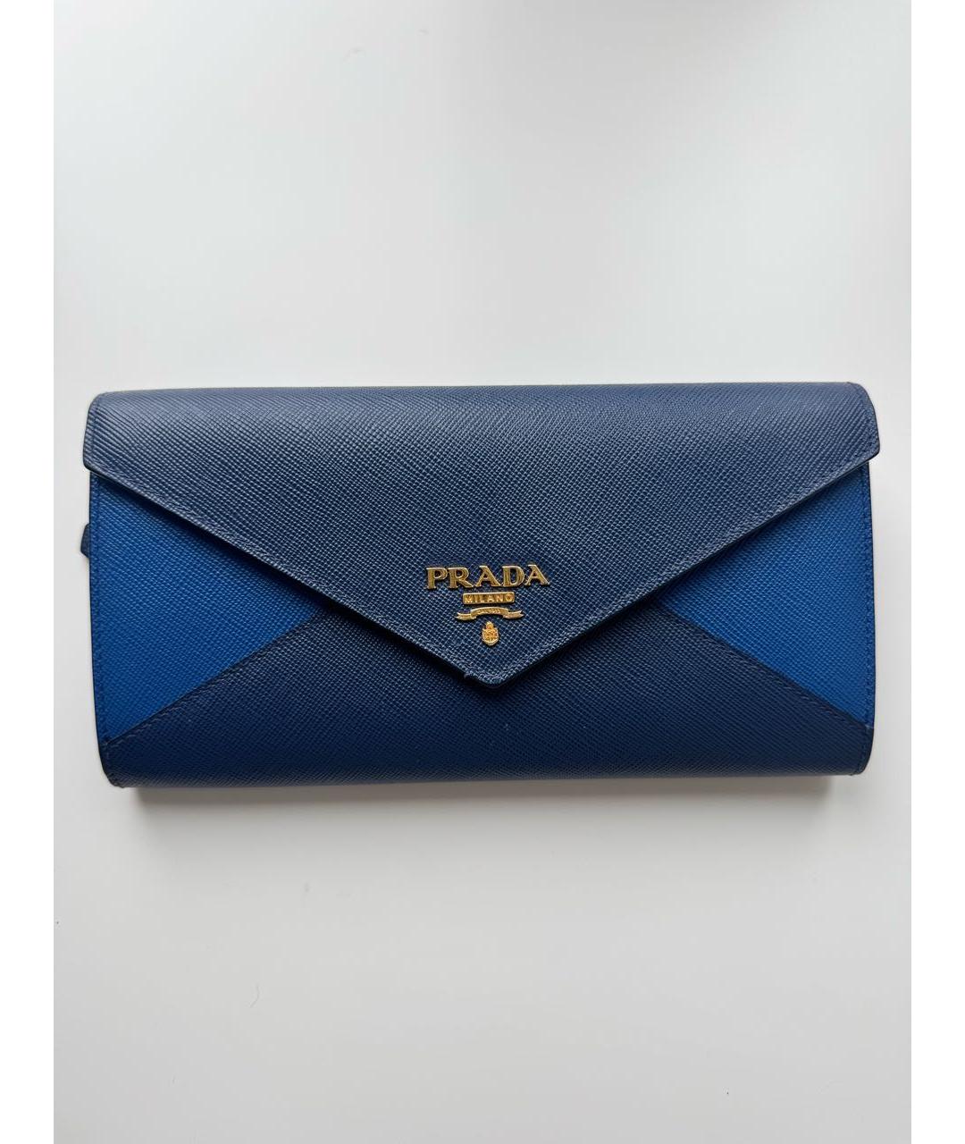 PRADA Темно-синий кошелек, фото 9
